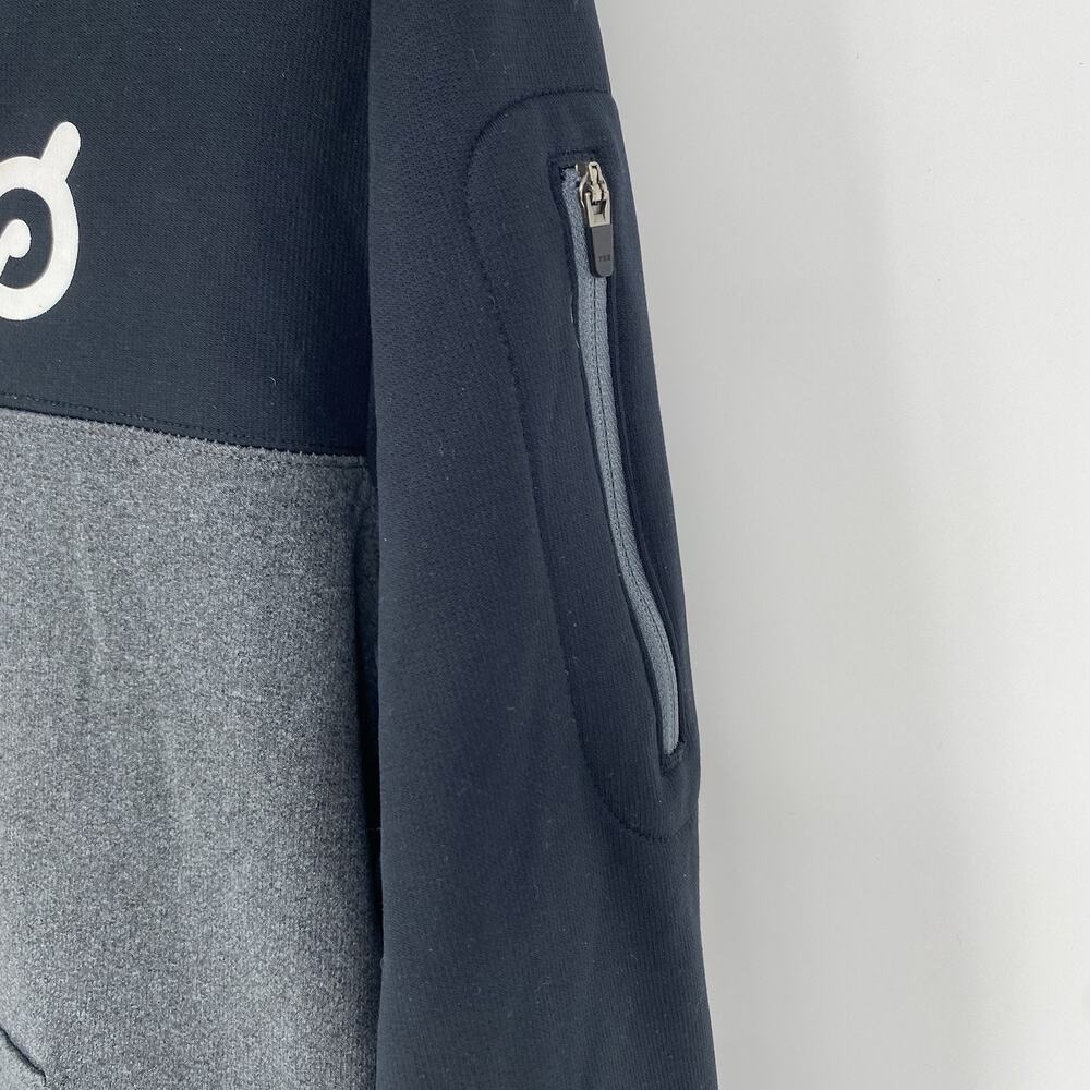 Peloton Team Sport-Tek Full Zip Hoodie Gray Black Men’s Size Small Activewear - Picture 6 of 8